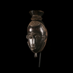 Masque d'art tribal Baoulé