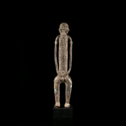 Dogon bronze Figure from the Emile Deletaille collection and Merton Simpson collection