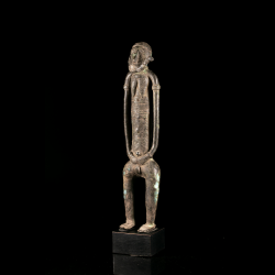 Bronze african art Figure from the Emile Deletaille collection and Merton Simpson collection