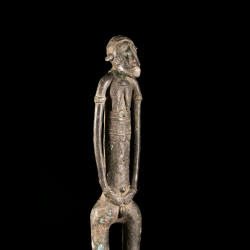 African tribal bronze figure from the Emile Deletaille collection