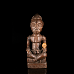 Kuba Bushoong carved wooden figure – Democratic Republic of the Congo