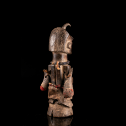 Nkishi Songye féminin – sculpture rituelle traditionnelle du Congo