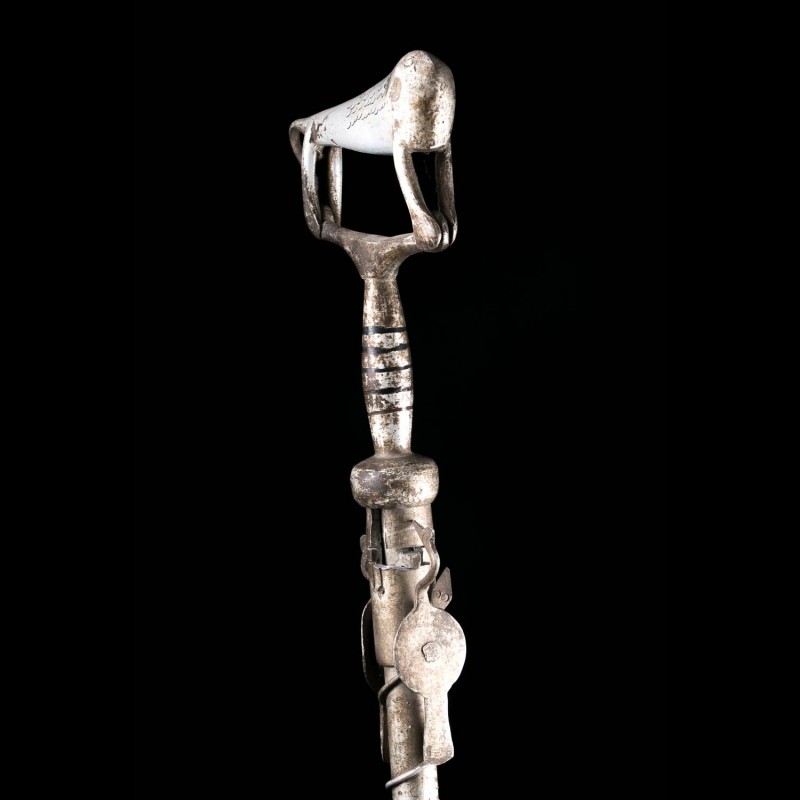 Chief sword staff from Benin - Old african art weapons