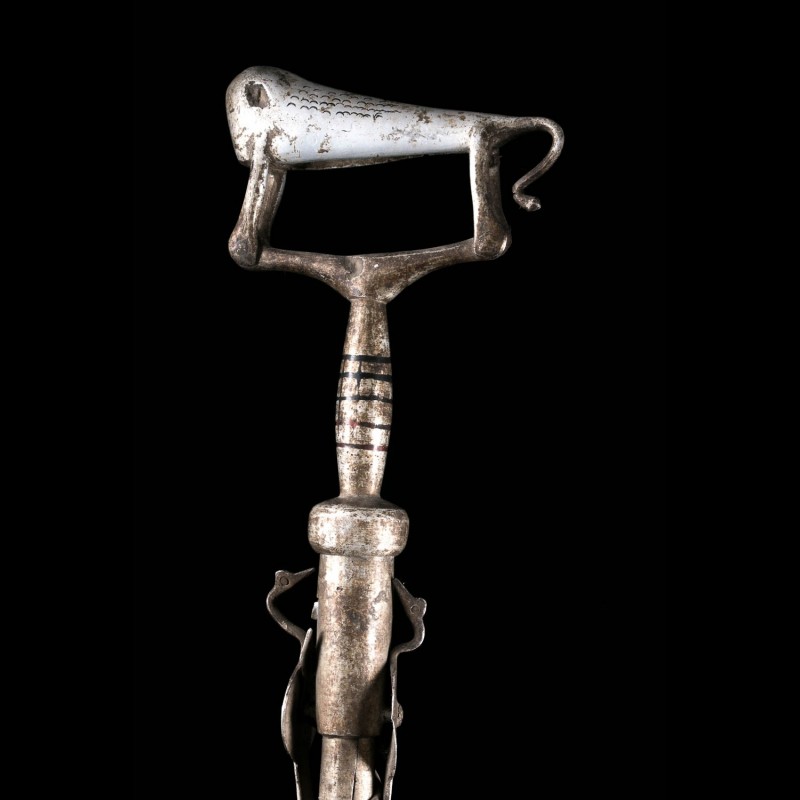 Chief sword staff from Benin - Old african art weapons