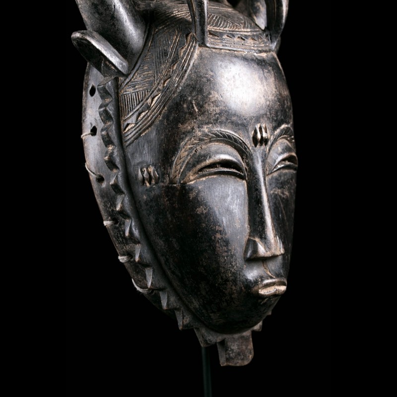 Lomane Mask - Baule   Yaure - Ivory Coast - Traditional African Art 