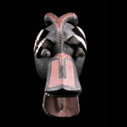 Imposant masque africain Suah Buah Mambila