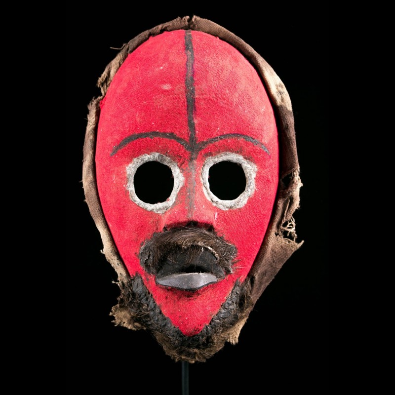 Masque africain du groupe ethnique Dan en Côte d'Ivoire