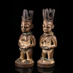 Pair of Ibeji twins - Yoruba - Nigeria