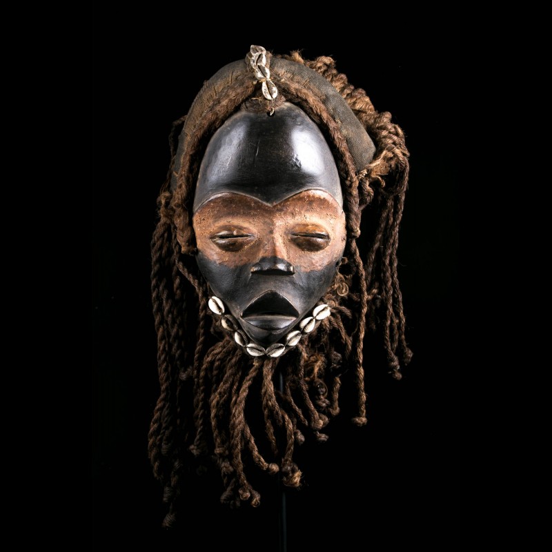 Reservere sæt Objector Zakpai mask - Dan - Ivory Coast - African Art Gallery Netherlands Italy  00396
