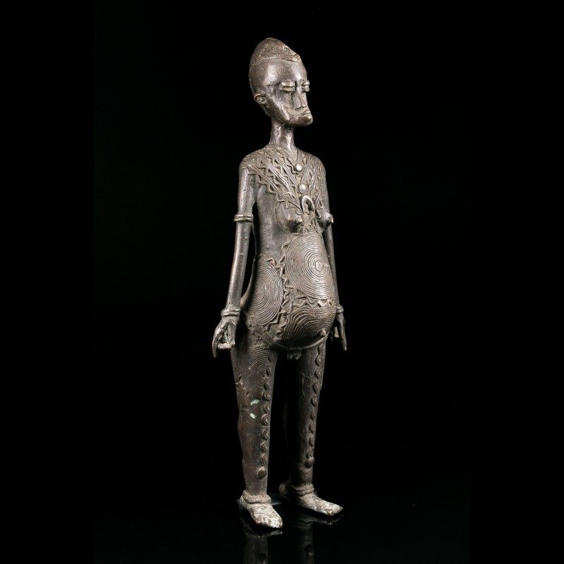 Brass female figure - Soninke - Mali - SOLD