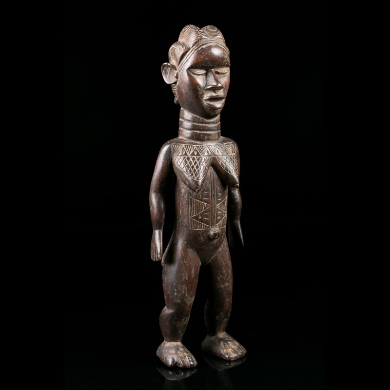 Lu Me female figure - Dan - Ivory Coast Lu Me female figure - Dan - Ivory Coast