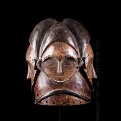 African helmet mask...