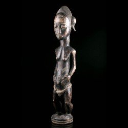 Statue Asie Usu Baoulé - VENDU