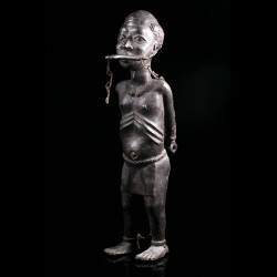 Bronze figure - Bini Edo /...