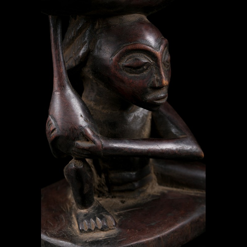 Headrest Luba Congo primitive african art