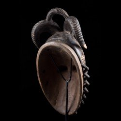 Facial ram mask - Baule / Yaoure - Ivory Coast