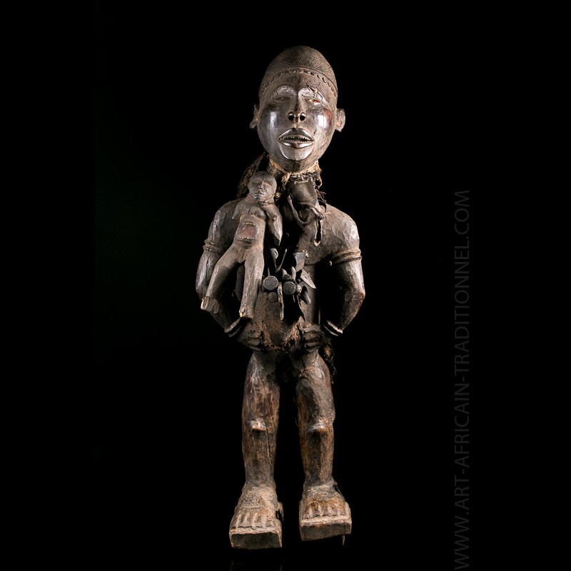 Kongo Nkisi Nkondi african figure - Authentic African Tribal Art Gallery