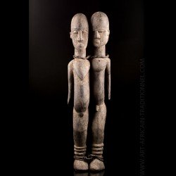 Statue Bateba bicéphale...