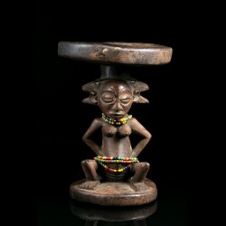 Shankadi style stool - Luba - Congo - SOLD