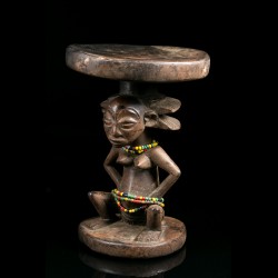 Shankadi style stool - Luba - Congo - SOLD