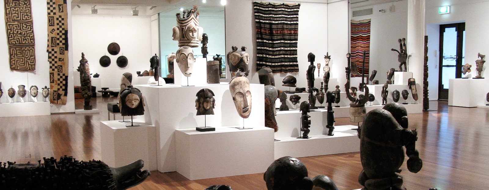 In this gallery of African art, we see Fang Ngil and Ngontang masks and helmets, Punu Okuyi masks, Kongo primitive art objects, Fang Byeri statues